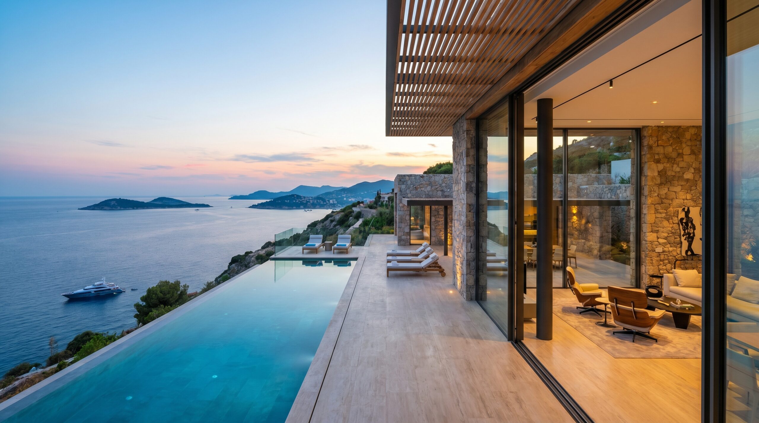 Luxury villa for secure lifestyle coordination